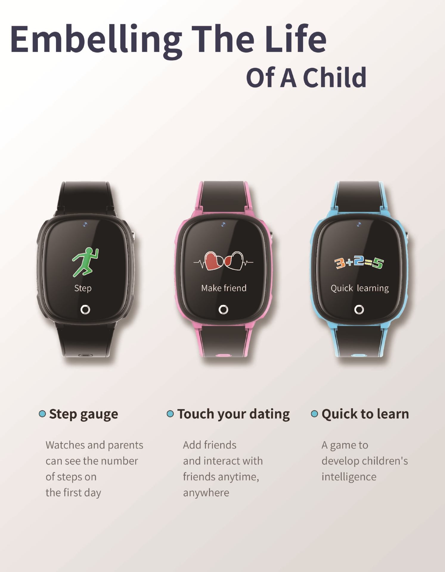 Smart watch children phone watch