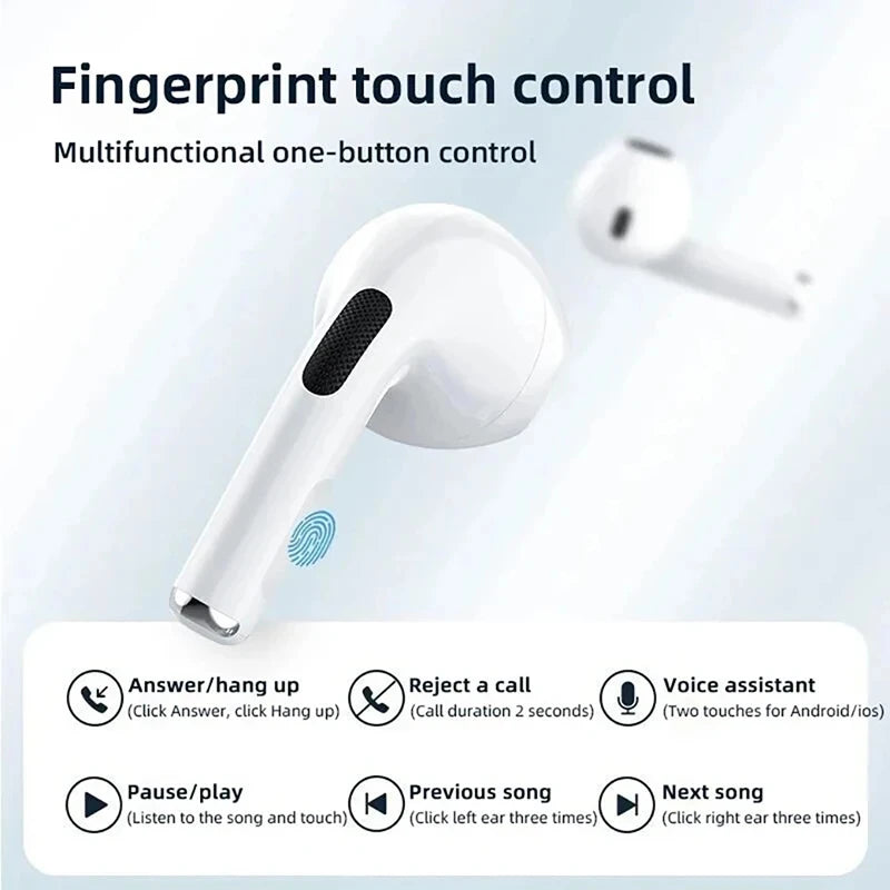 Original TOBOSE Air Pro 6 Earphone TWS 9D HIFI Stereo Bluetooth Music Earbuds For IPhone IOS Android Wireless Pods Headphones